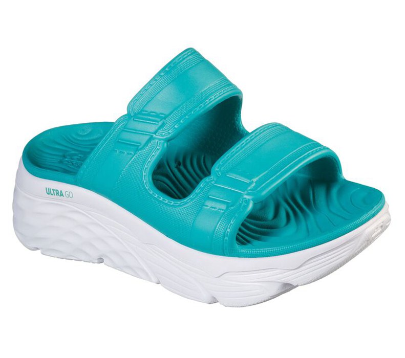Skechers Dam Turkos Badtofflor - Cali Gear: Max Cushioning - Incite - Sverige (NITCW-0451)